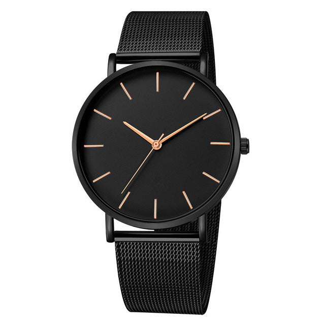 Geneva Herren Armbanduhr – Ultraflach & Minimalistisch