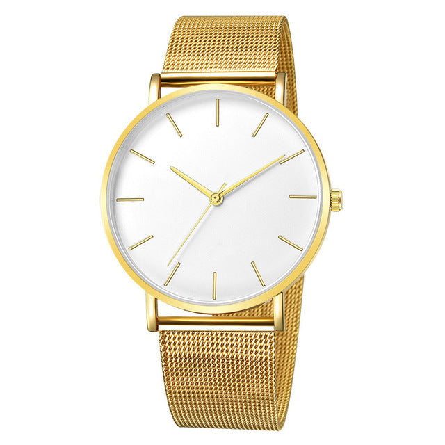 Geneva Herren Armbanduhr – Ultraflach & Minimalistisch