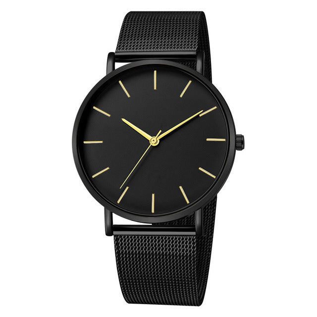 Geneva Herren Armbanduhr – Ultraflach & Minimalistisch