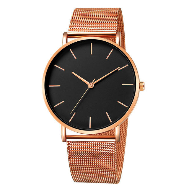 Geneva Herren Armbanduhr – Ultraflach & Minimalistisch