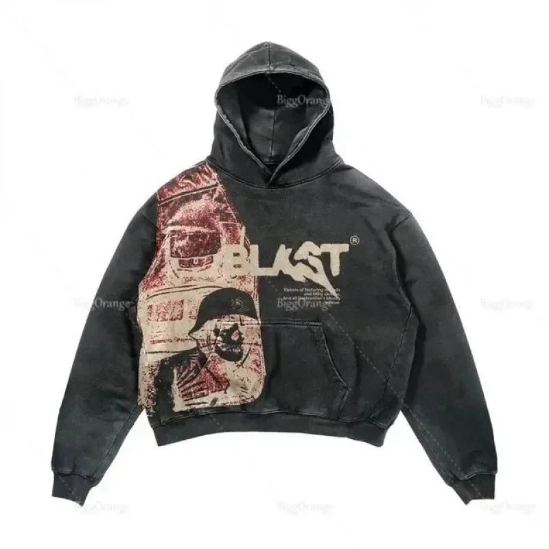 Oversized Fleece Hoodie – Premium 400g Cotton