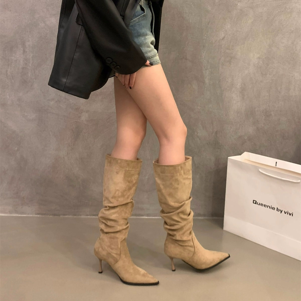 Reitstiefel Damen High-Heel – Elegant & Stylisch
