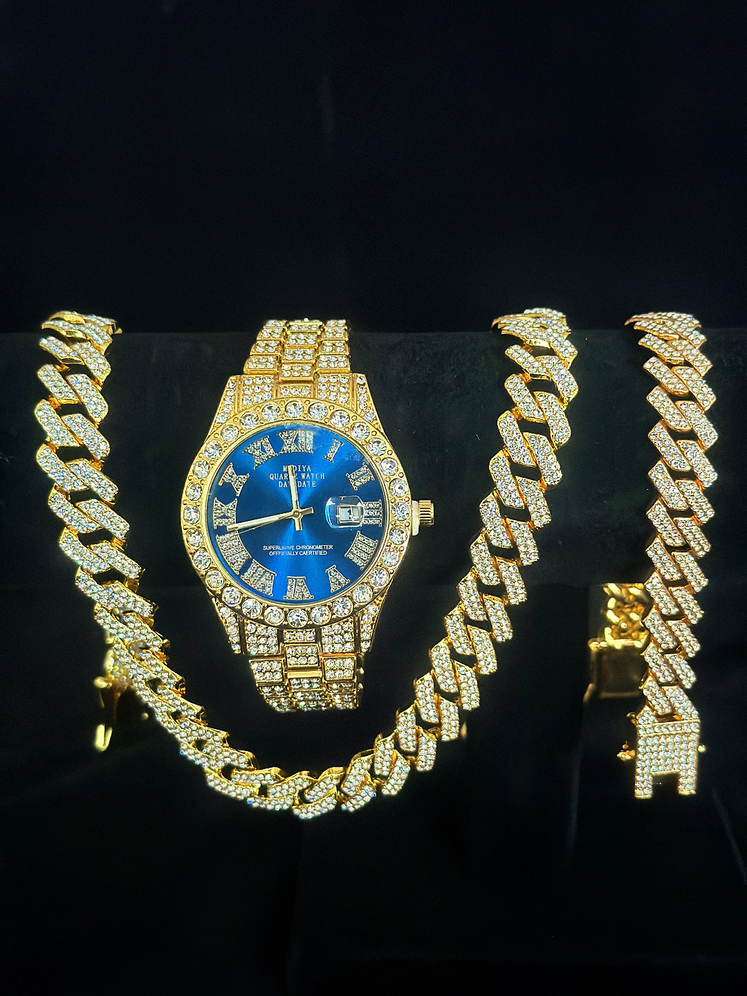 Herren Diamant Modeuhr – Alle Farben