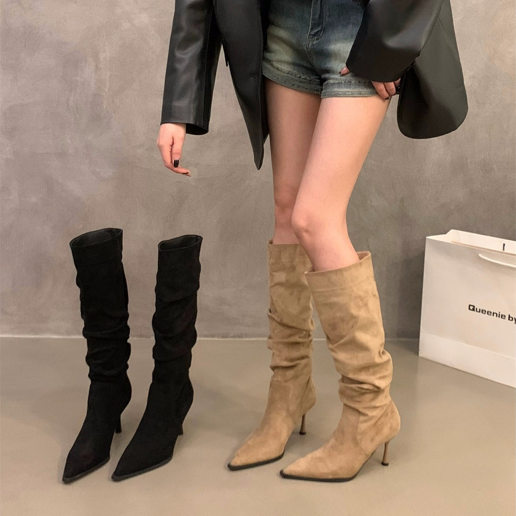 Reitstiefel Damen High-Heel – Elegant & Stylisch