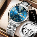 FOURRON Men's Mechanical Watch – Skeleton & Diamond