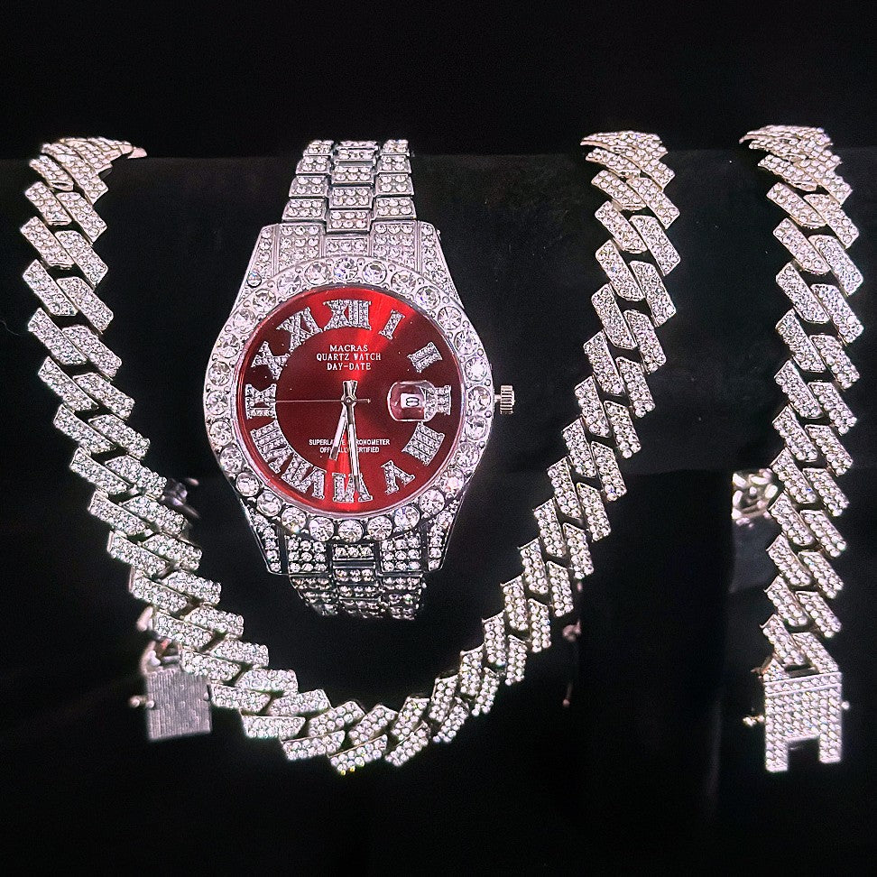 Herren Diamant Modeuhr – Alle Farben