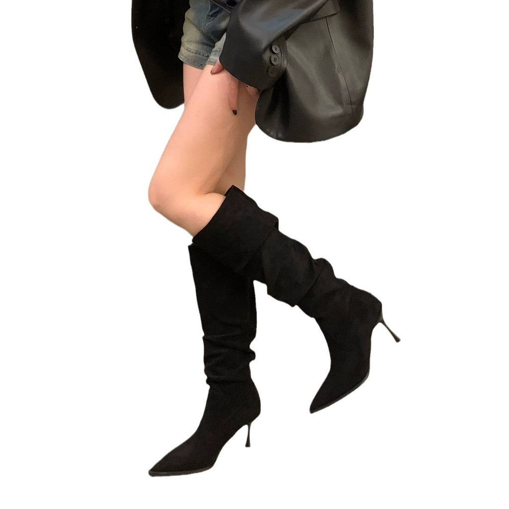 Reitstiefel Damen High-Heel – Elegant & Stylisch