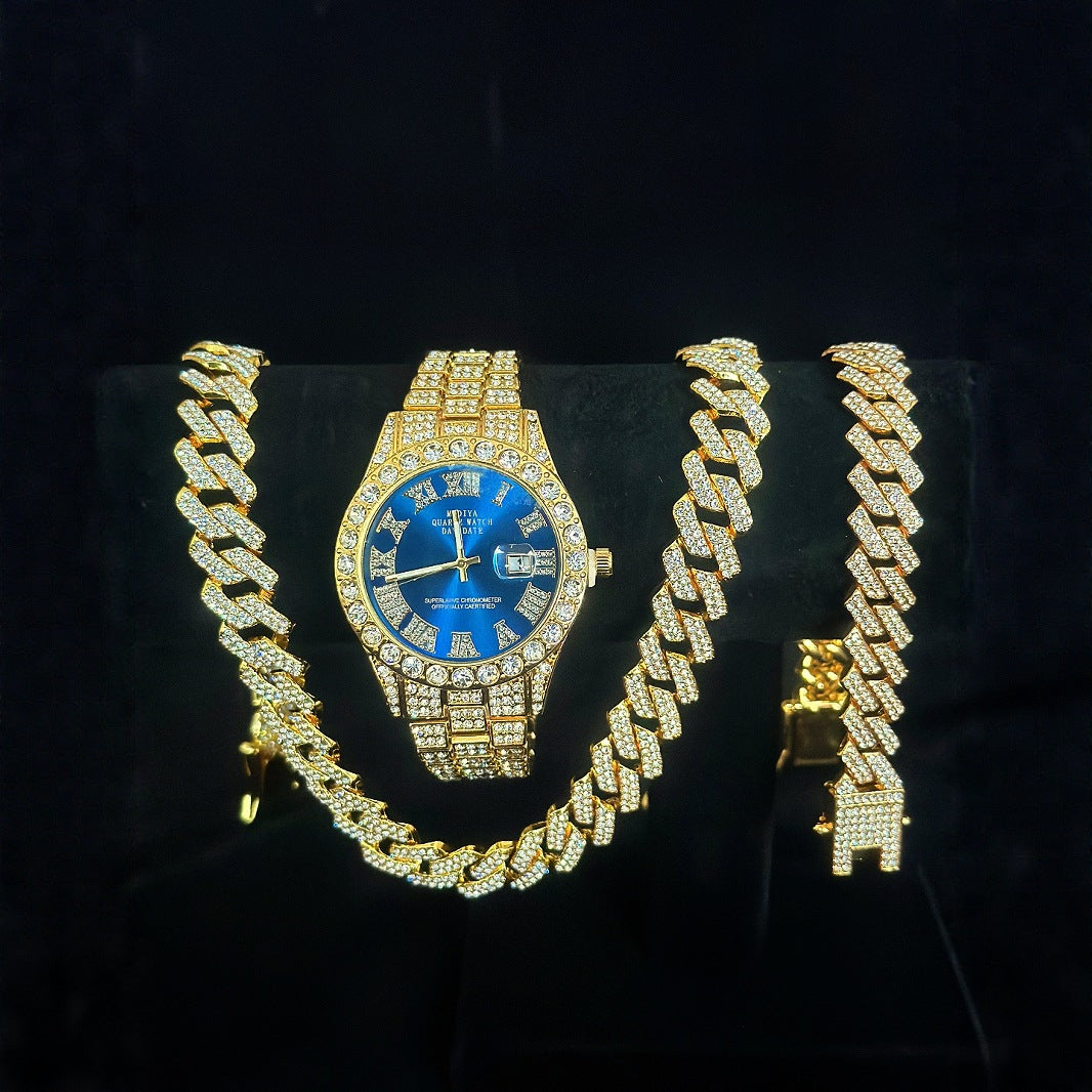 Herren Diamant Modeuhr – Alle Farben