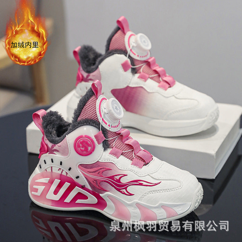 Boys' Winter Basketball Shoes – Warm Lined & Waterproof