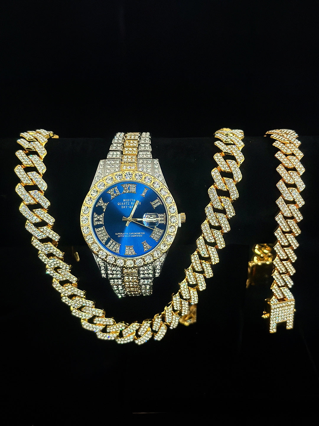 Herren Diamant Modeuhr – Alle Farben