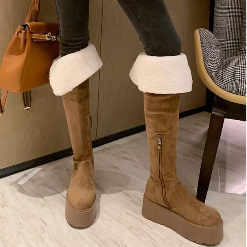 Snowboots Damen 2-in-1 – Hoch & Warm für den Winter