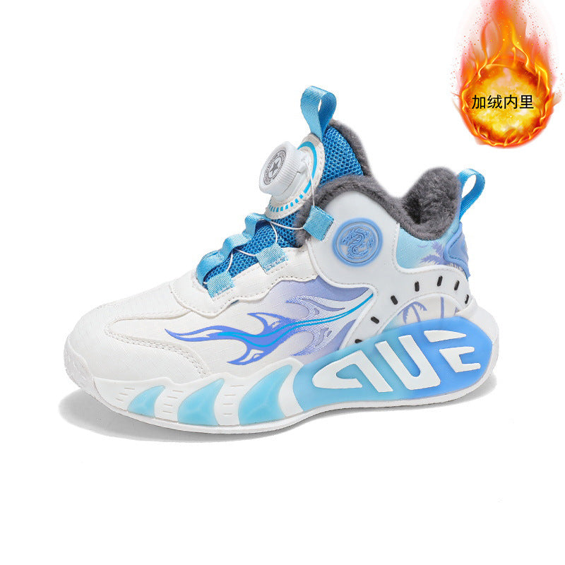 Boys' Winter Basketball Shoes – Warm Lined & Waterproof