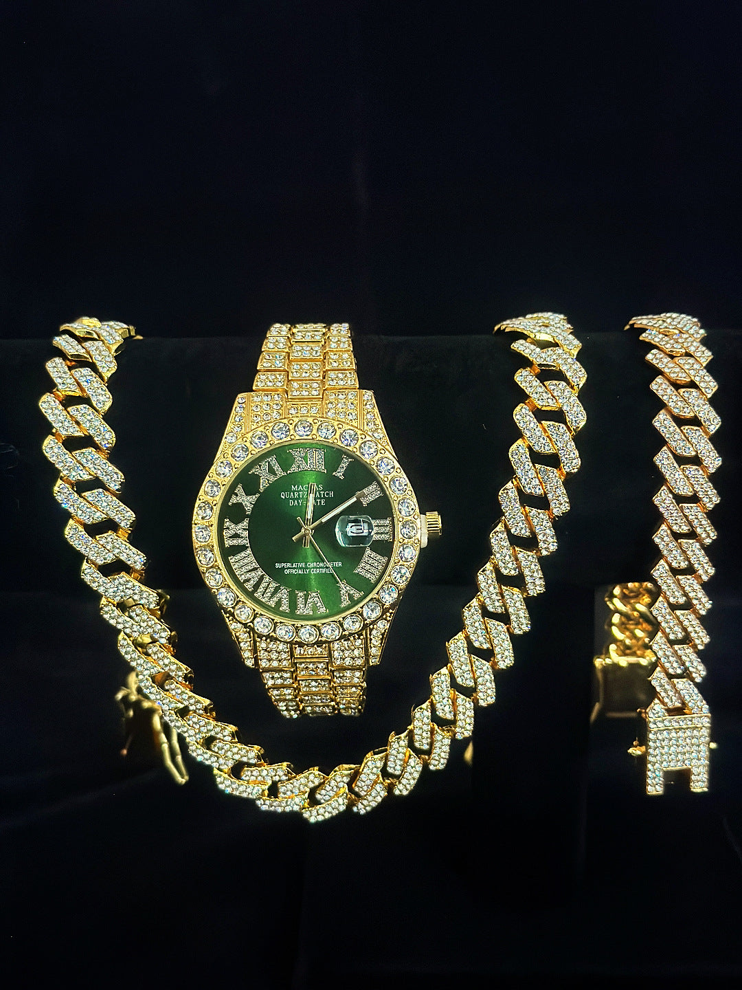 Herren Diamant Modeuhr – Alle Farben