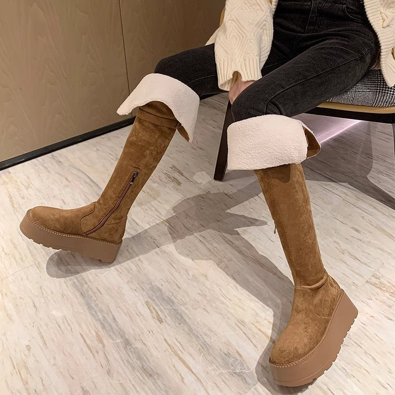 Snowboots Damen 2-in-1 – Hoch & Warm für den Winter