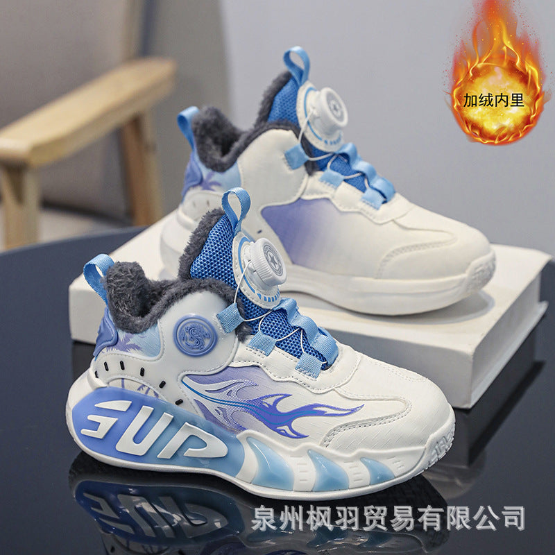 Boys' Winter Basketball Shoes – Warm Lined & Waterproof