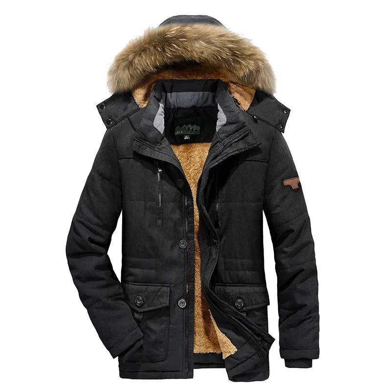 Herren Parka Plus Size – Dick, Warm & Viele Taschen bis 5XL