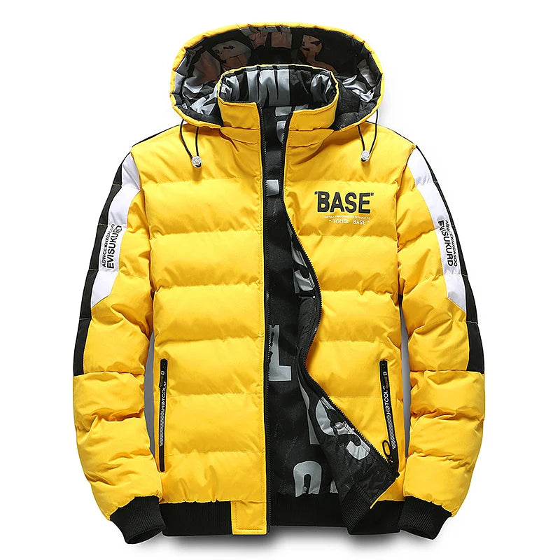 Herren Wendejacke Parka – Abnehmbare Kapuze & Warm