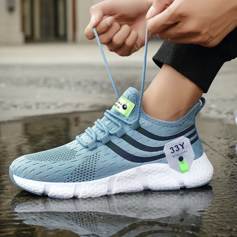Scarpe da corsa da uomo in mesh – Leggere e traspiranti per jogging e camminata