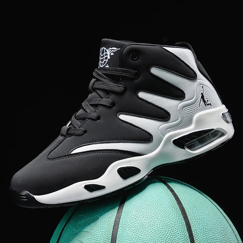 Baskets de basketball montantes pour hommes – Stables et légères unisexe