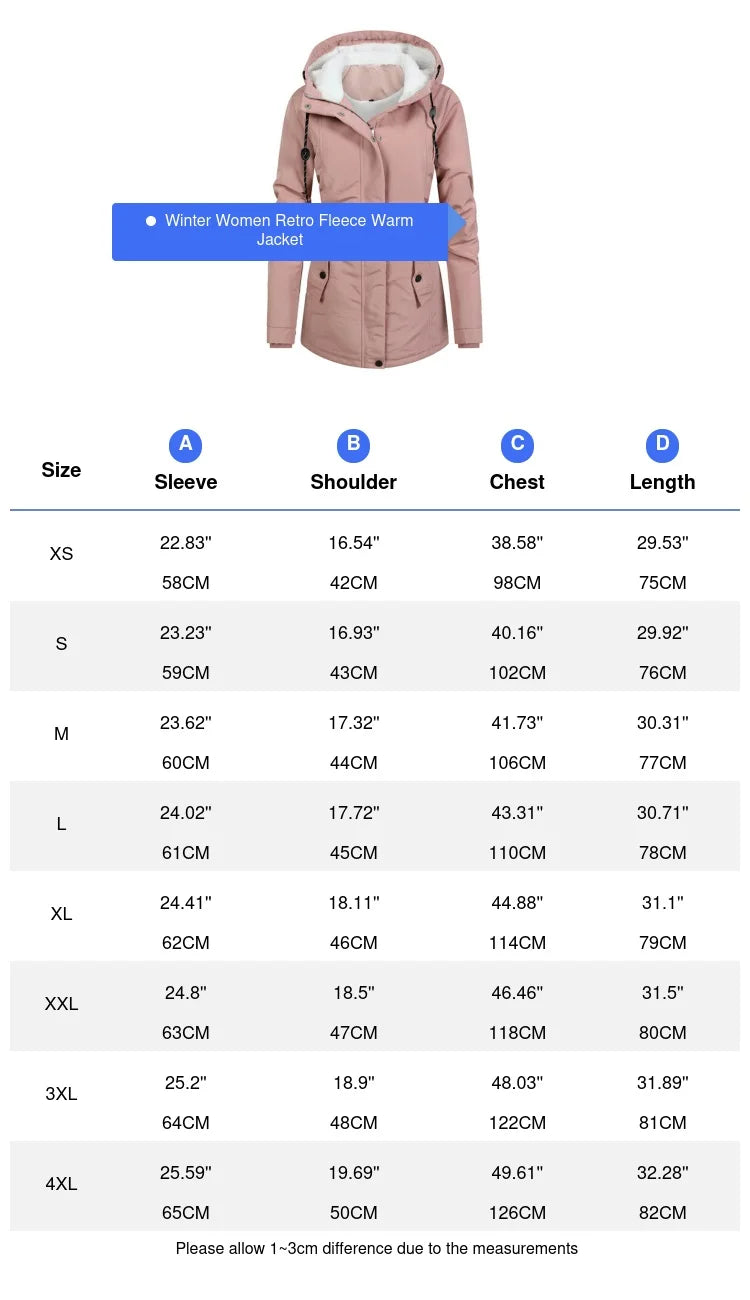 Fleece Parka Damen – Mit Kapuze & Warm für den Winter