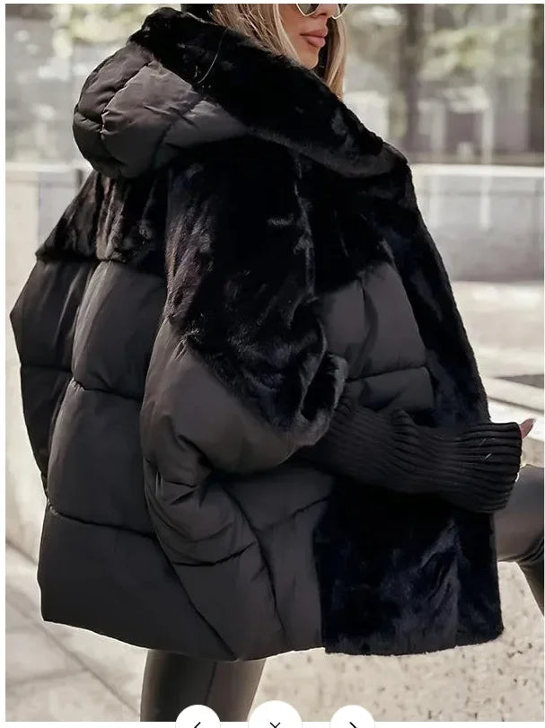 Damen Winterjacke 2024 – Locker & Warm mit Kapuze