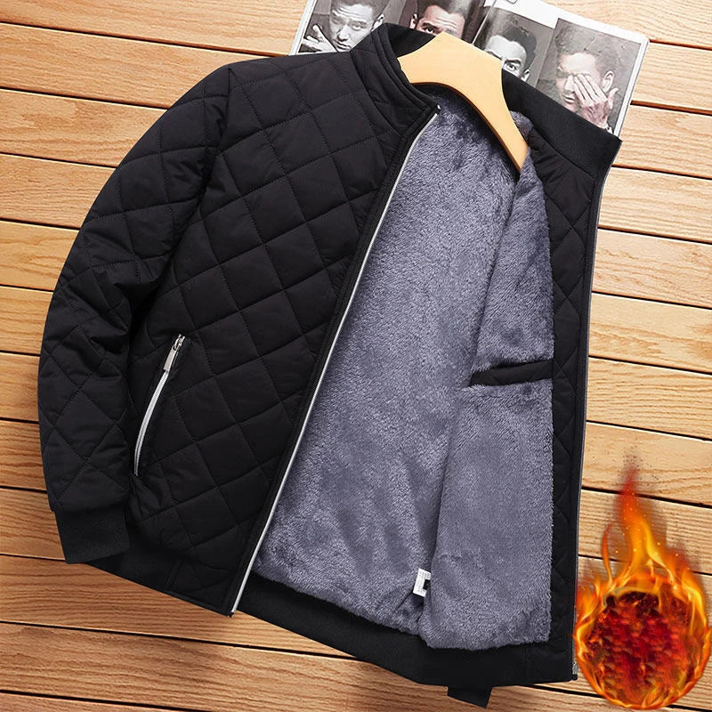 Heren fleece windjack – Warm & casual parka | DIMUSI