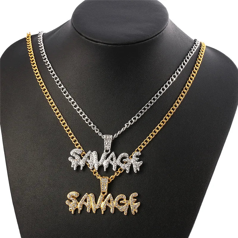 Men's Hip-Hop Chain – Iced Out Tennis Chain Choker