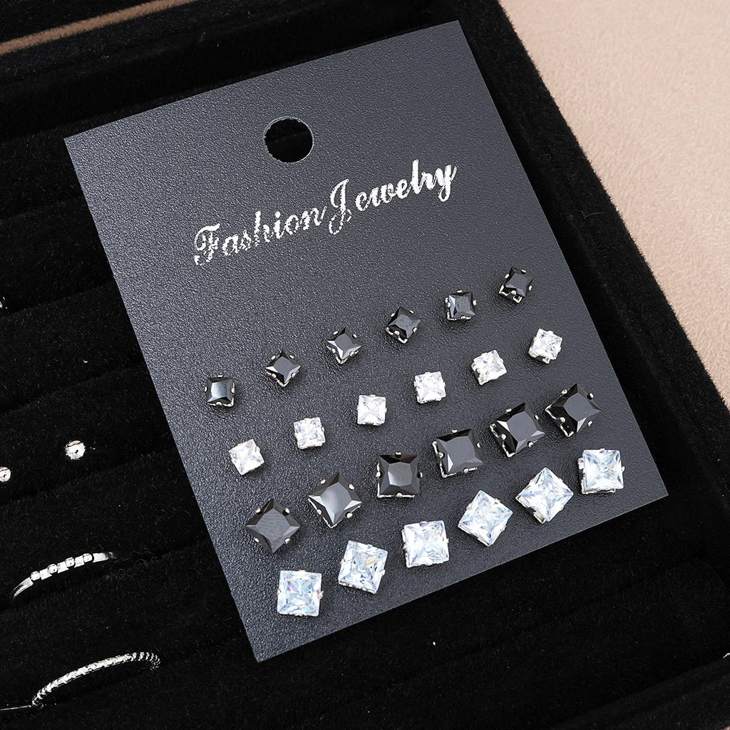 Set di gioielli con farfalle e perle da 51 pezzi