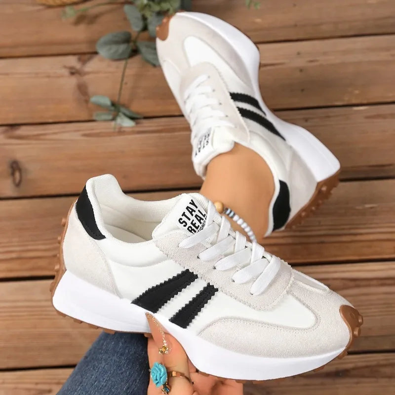 Women's White Breathable Sneaker