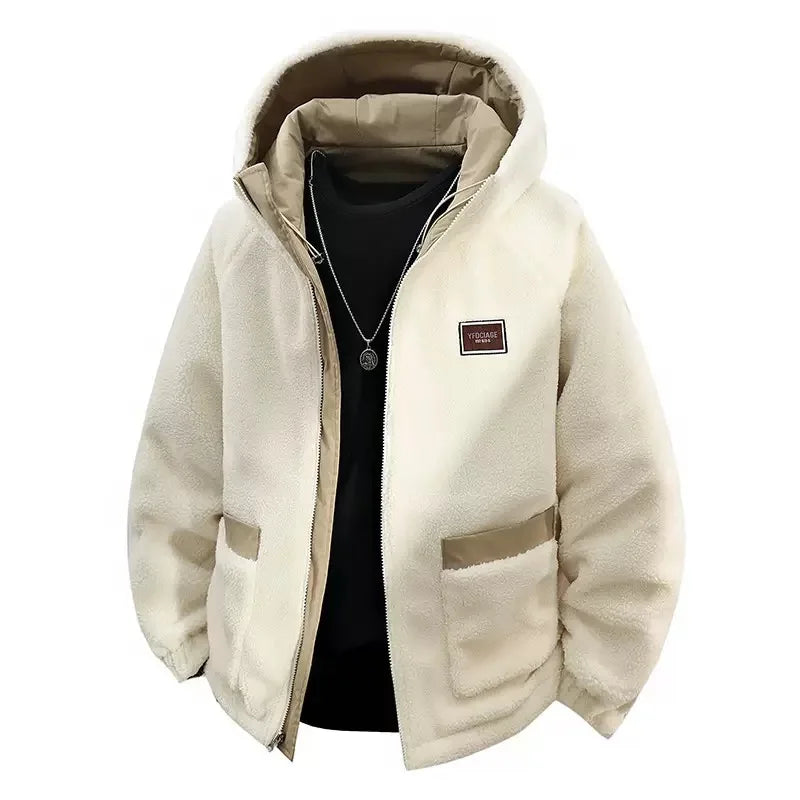 Herren Kapuzenjacke Dick Fleece – Warm & Oversized bis 4XL