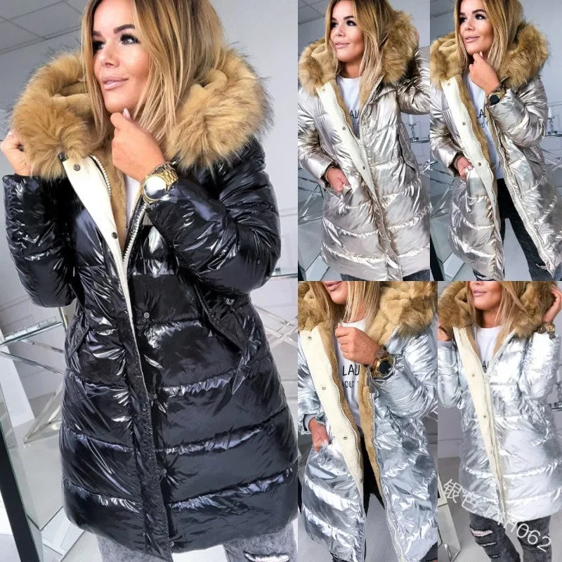 Puffer Jacket Damen – Kunstpelz & Warm für den Winter
