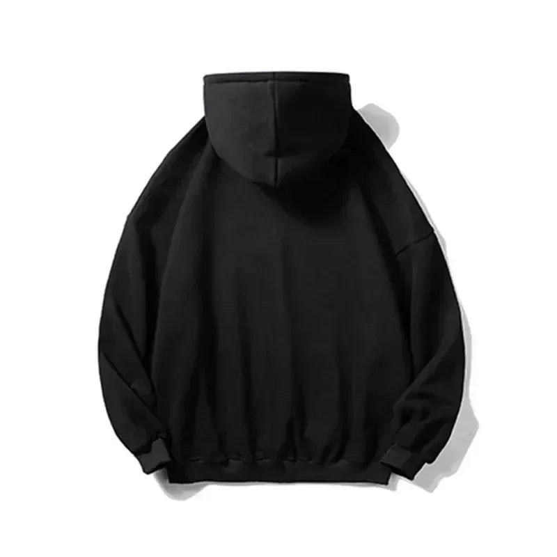 Herren Gothic Hoodie Jacke – Streetwear Zipper Herbst Winter
