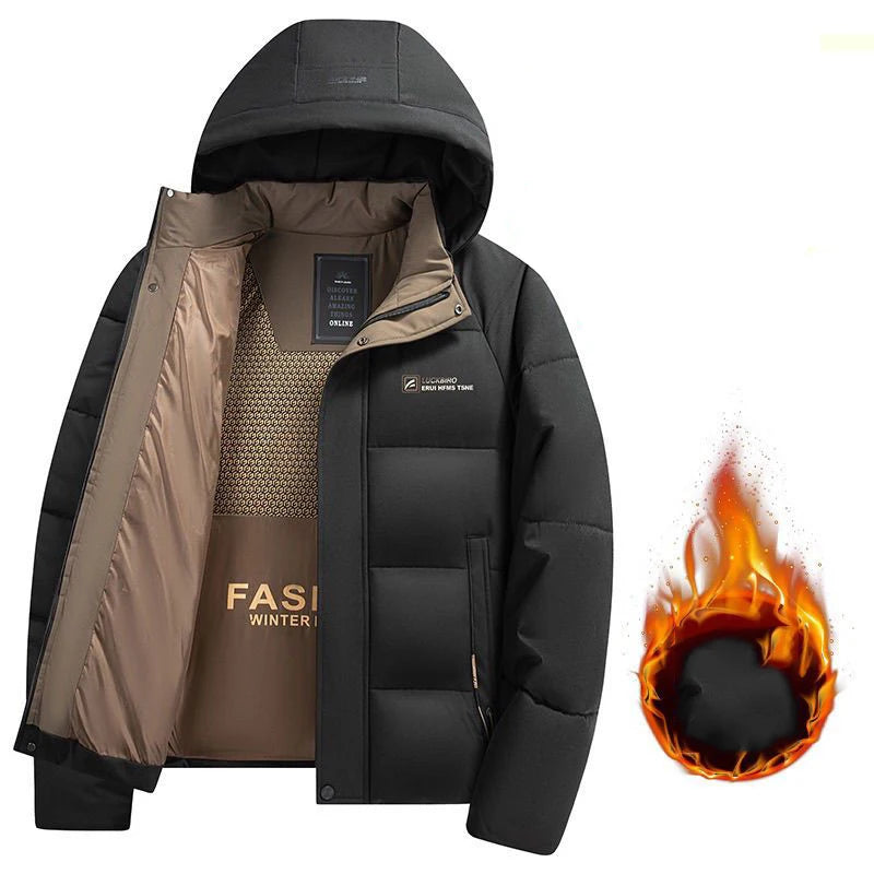 Herren Windbreaker Parka – Streetwear Herbst Winter Outdoor