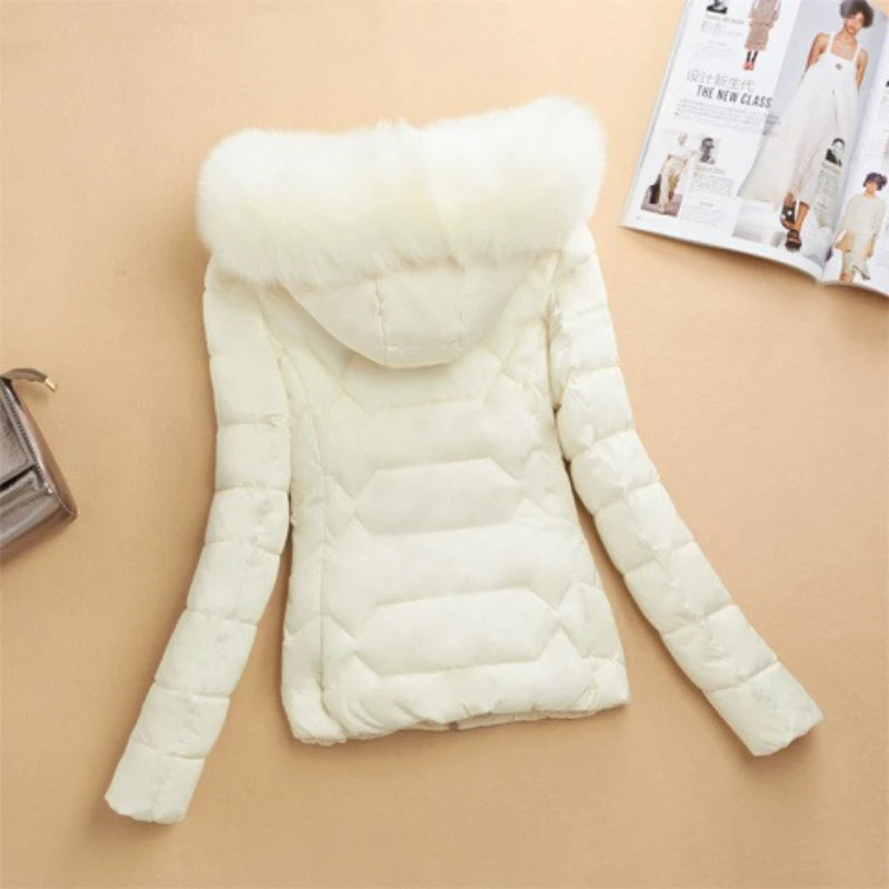 Langer Parka Damen – Pelzkragen & Warm für den Winter