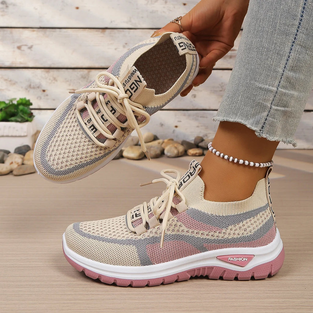 Sneaker alla moda bicolore da donna