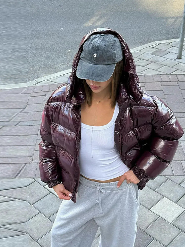 Down Jacket Damen Streetwear
