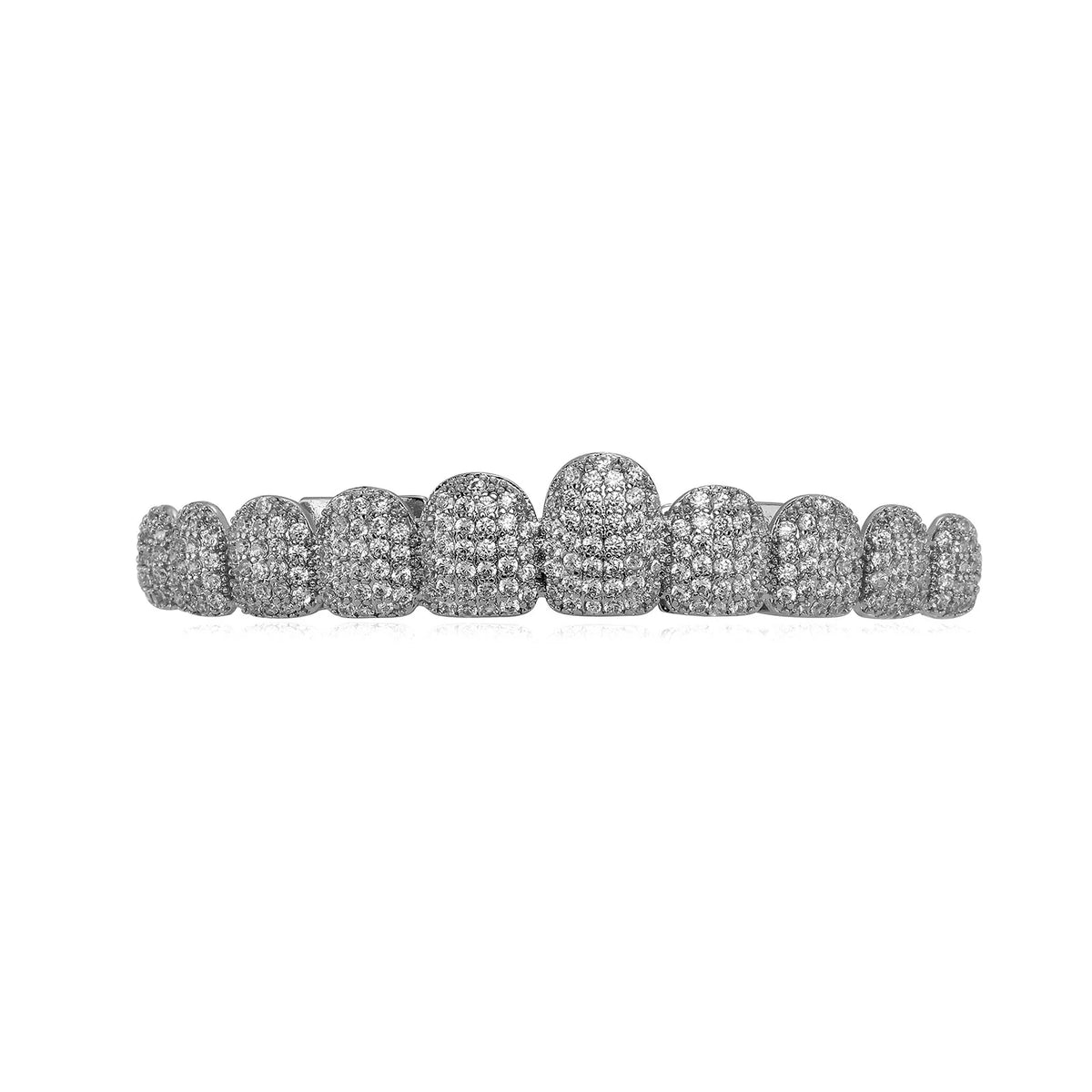 RACHELZ Hip Hop Grillz – 14K Gold CZ Tooth Caps for Men & Women