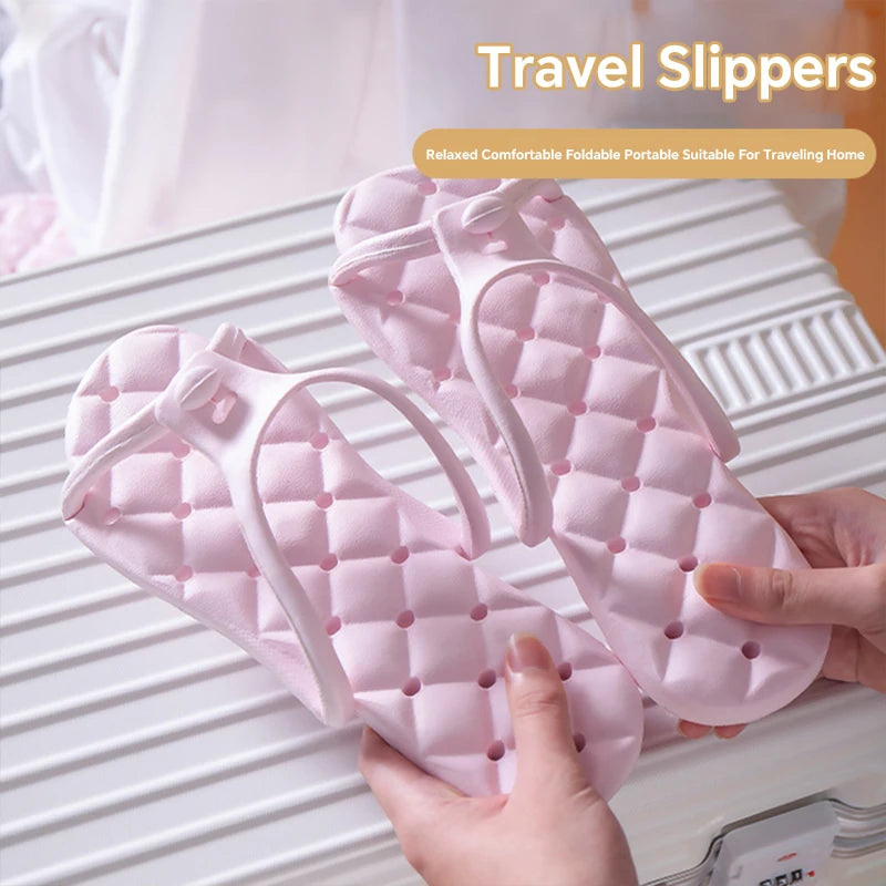 Faltbare Slippers Unisex – Leicht & Rutschfest für Reise