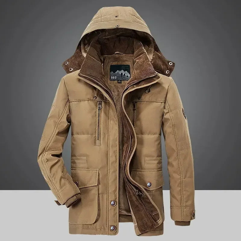 Herren Parka Plus Size – Dick, Warm & Viele Taschen bis 5XL