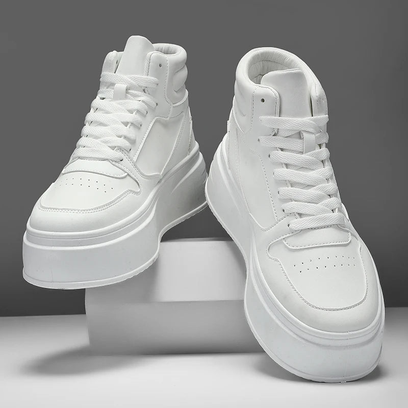 Herren High-Top Plateau Sneaker – Dicke Sohle & Ankle Boot
