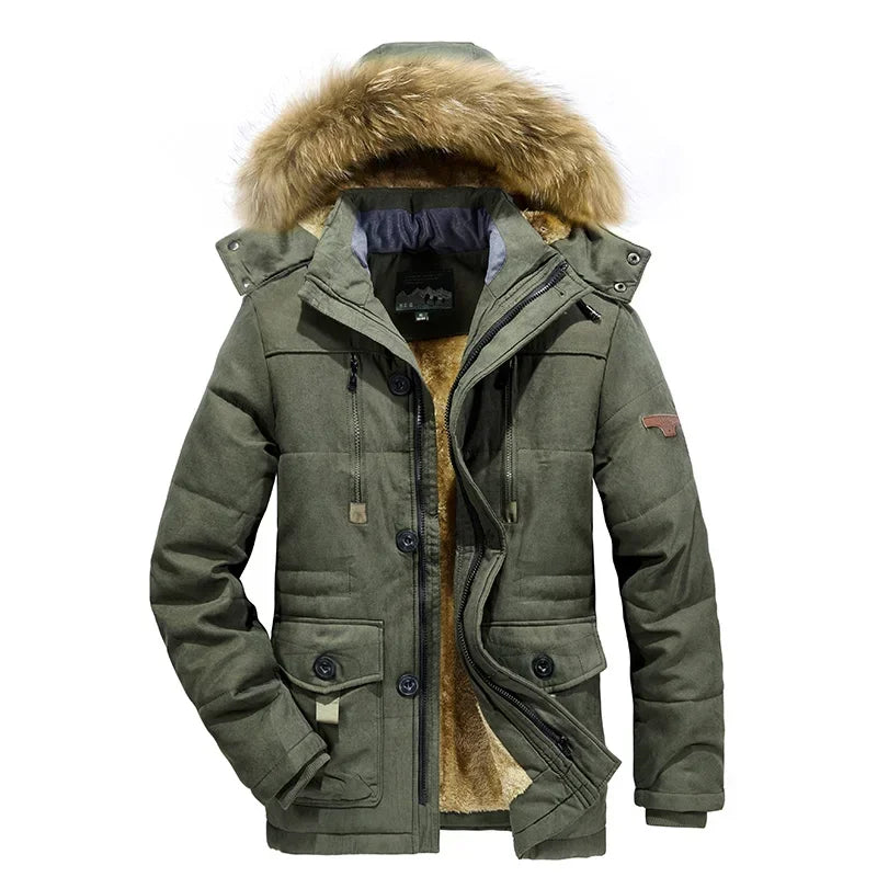 Herren Parka Plus Size – Dick, Warm & Viele Taschen bis 5XL