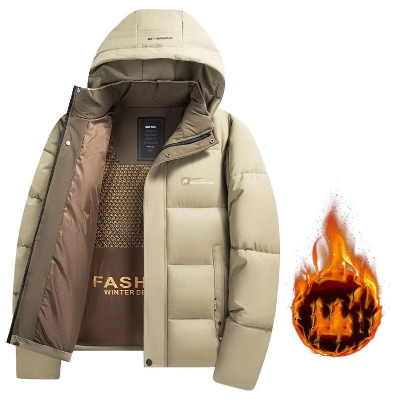 Herren Windbreaker Parka – Streetwear Herbst Winter Outdoor