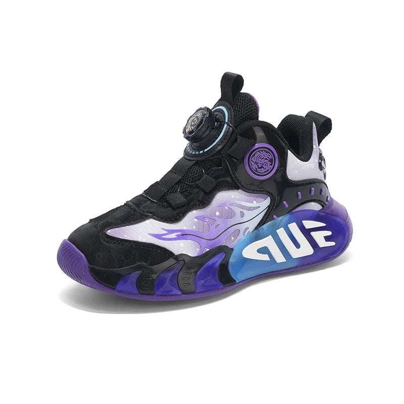 Kinder Basketball Schuhe – Drehverschluss für Jungen & Mädchen