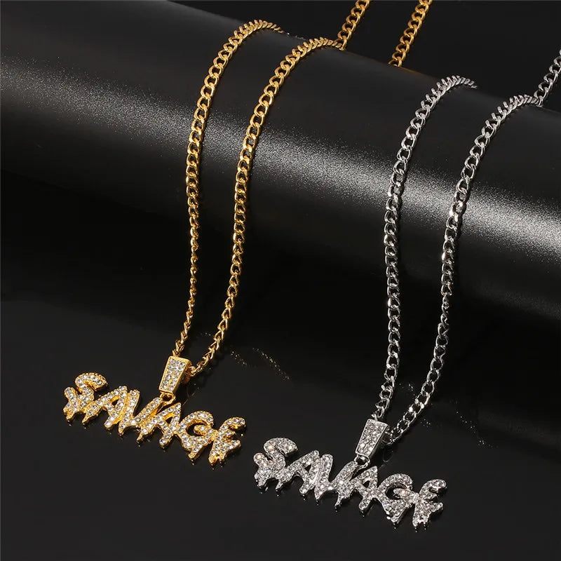 Men's Hip-Hop Chain – Iced Out Tennis Chain Choker