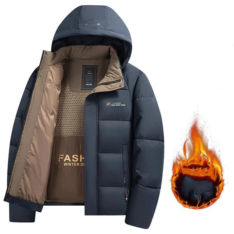 Herren Windbreaker Parka – Streetwear Herbst Winter Outdoor
