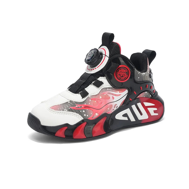 Chaussures de basket pour enfants – fermeture à molette pour garçons et filles