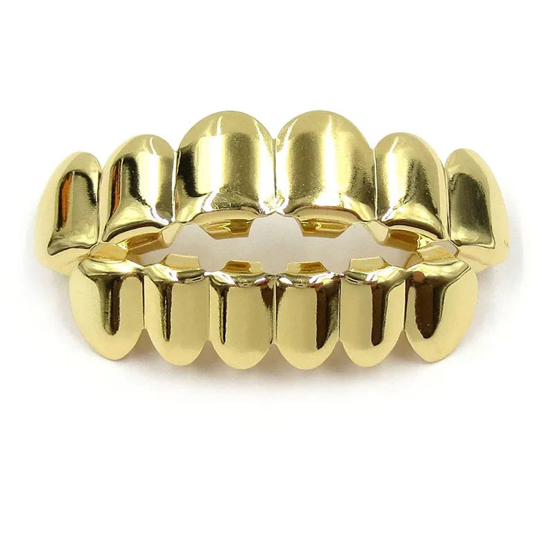 Hip Hop Grillz Gold & Silver – Vampire Fangs for Halloween & Party