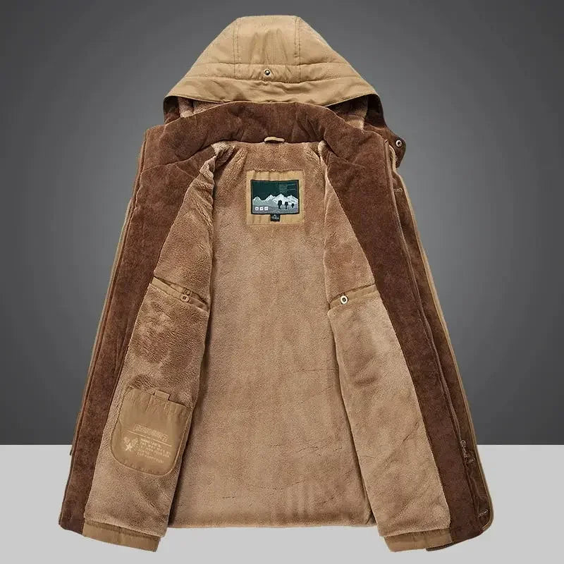 Herren Parka Plus Size – Dick, Warm & Viele Taschen bis 5XL