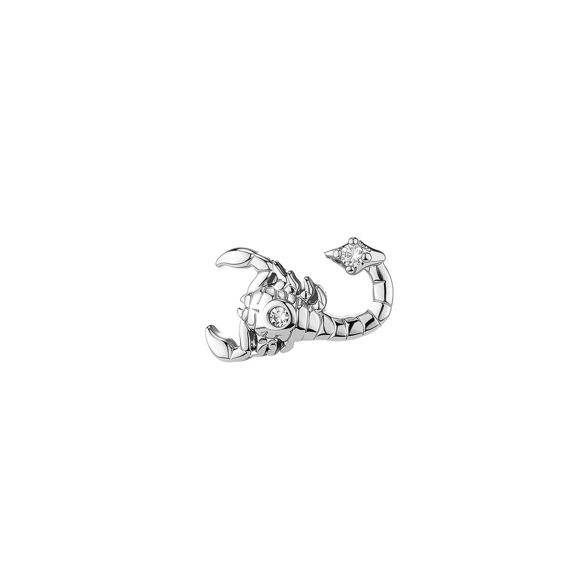 Hip Hop Scorpion CZ Grillz Single Iced Top & Bottom Shiny Men Women Punk Rapper Jewelry Christmas Gift