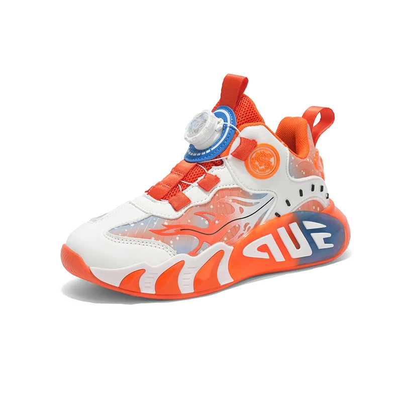 Kinder Basketball Schuhe – Drehverschluss für Jungen & Mädchen
